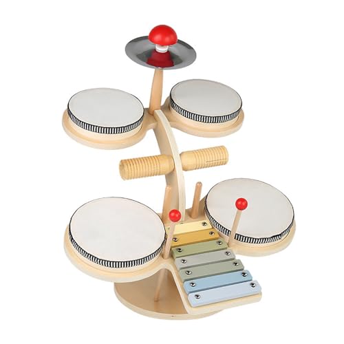 X-Institute Orff Trommel Set Spielzeug Für Kinder Frühe Bildung Musik Percussion Spielzeug Harfe Klavier Musikinstrument Spielzeug Baby Sensorische Musik Geschenk von X-Institute