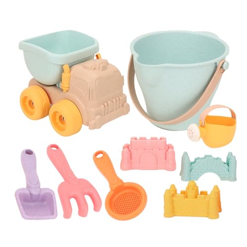 X-Institute Strand Sand Spielzeug Für Kinder Sandburgen Spielset Sand Form LKW Spielzeug Kinder Meer Geschenk Sand Gebäude Kind Wasser Spielzeug 8/9PCS von X-Institute