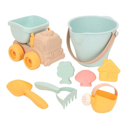 X-Institute Strand Sand Spielzeug Für Kinder Sandburgen Spielset Sand Form LKW Spielzeug Kinder Meer Geschenk Sand Gebäude Kind Wasser Spielzeug 8/9PCS von X-Institute