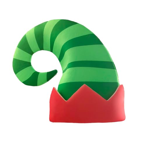 X-Institute Unisex Stripe Santa Hats Weiche Und Komfortable Weihnachtshüte Festes Urlaubshüte Für Festes Versammlungen von X-Institute