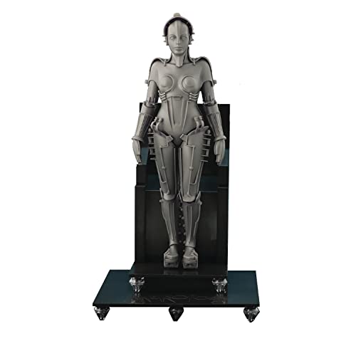 X-PLUS Metropolis Figur Plastic Model Kit 1/8 Maschinenmensch Maria Silver Screen Edition 26 cm von X-PLUS