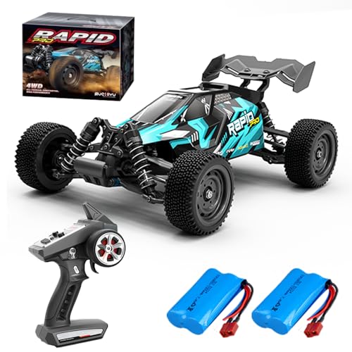 X-Verse 16201PRO Ferngesteuertes Auto Bürstenlose, 2.4GHz 1:16 4WD Wasserdichtes RC Autos, 70KM/H All Terrain Offroad RC Truggy für Kinder Erwachsene - 2 Batterien von X-Verse