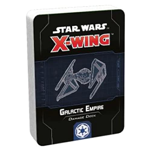 Fantasy Flight Games - Star Wars X-Wing Second Edition: Star Wars X-Wing: Galactic Empire Damage Deck - Miniature Game von Atomic Mass Games