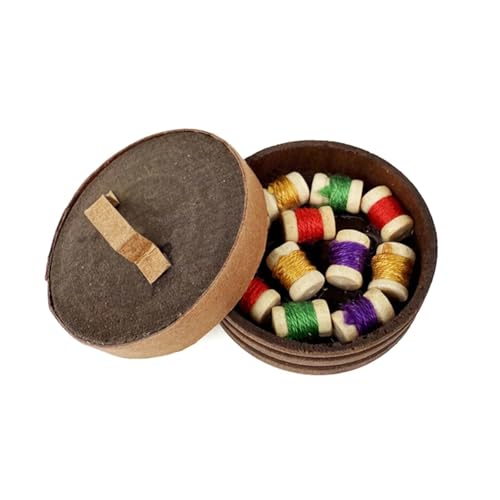 1/12 Miniatur-Aufbewahrungsbox aus Holz, detailliertes Nähen für realistische Puppenszene, Miniatur-Vintage-Nähaufbewahrungslösung 1/12 Miniatur-Aufbewahrungsbox aus Holz, detailliertes Nähen für realistische Puppenszene, Miniatur-Vintage-Nähaufbewahrungslösung von XAGMODSHN