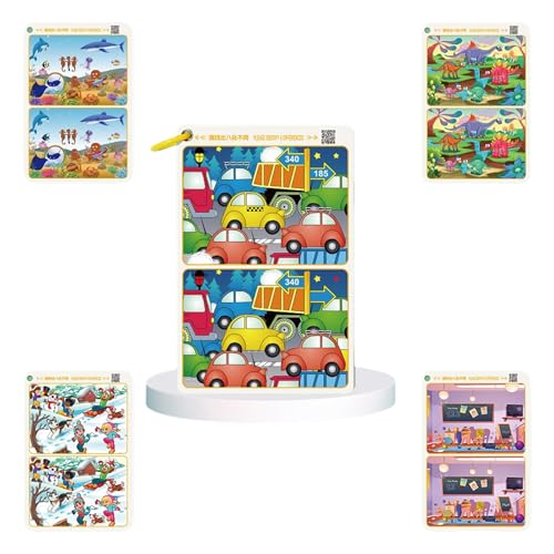 32 Karten Fokussiertraining Finden Sie den Unterschied, Spiel für Kinder ab 3 Jahren, Finden Sie den Unterschied, Karten für Beobachtungsski 32 Karten Fokussiertraining Finden Sie den Unterschied, Spiel für Kinder ab 3 Jahren, Finden Sie den Unterschied, Karten für Beobachtungsski von XAGMODSHN