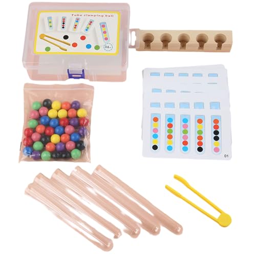 Bead Clamp Brettspiel Sortierspielzeug für Kinder Konzentration Entwicklung Hand Auge Koordination Feinmotorik Training Spielzeug Bead Clamp Brettspiel Sortierspielzeug für Kinder Konzentration Entwicklung Hand Auge Koordination Feinmotorik Training Spielzeug von XAGMODSHN