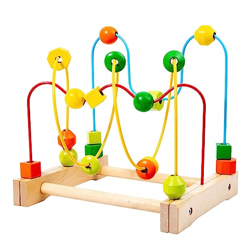 Bunte Roller, Vorschule, frühes Lernspielzeug, Kinder zum Greifen von Fähigkeiten, Holzperlen, Puzzle-Spielzeug Bunte Roller, Vorschule, frühes Lernspielzeug, Kinder zum Greifen von Fähigkeiten, Holzperlen, Puzzle-Spielzeug von XAGMODSHN