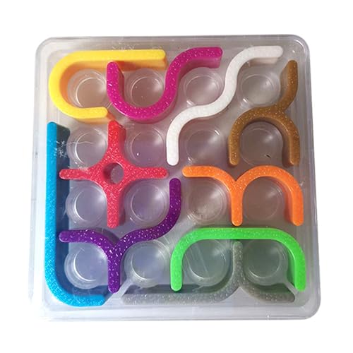 Buntes pädagogisches Puzzle-Spiel-Spielzeug für alle Altersgruppen, Kurven, Herausforderung Labyrinth-Spielzeug, um Problemlösungsfähigkeiten zu stimulieren Buntes pädagogisches Puzzle-Spiel-Spielzeug für alle Altersgruppen, Kurven, Herausforderung Labyrinth-Spielzeug, um Problemlösungsfähigkeiten zu stimulieren von XAGMODSHN