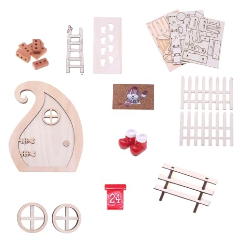 Dollhouses Weihnachtsdekorationen 20pcs Winzige Türen Set Natürliches Holzharz Kreativer Handwerksaktivität Weihnachtsduschhäuser Möbel Miniaturen Dollhouses Weihnachtsdekorationen 20pcs Winzige Türen Set Natürliches Holzharz Kreativer Handwerksaktivität Weihnachtsduschhäuser Möbel Miniaturen von XAGMODSHN