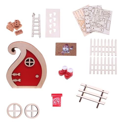 Dollhouses Weihnachtsdekorationen 20pcs Winzige Türen Set Natürliches Holzharz Kreativer Handwerksaktivität Weihnachtsduschhäuser Möbel Miniaturen Dollhouses Weihnachtsdekorationen 20pcs Winzige Türen Set Natürliches Holzharz Kreativer Handwerksaktivität Weihnachtsduschhäuser Möbel Miniaturen von XAGMODSHN