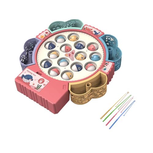 Drehbares Angelspielzeug für Kinder, pädagogisches magnetisches Angeln, Hand-Augen-Koordinationstraining für Kinder, Indoor-Party Drehbares Angelspielzeug für Kinder, pädagogisches magnetisches Angeln, Hand-Augen-Koordinationstraining für Kinder, Indoor-Party von XAGMODSHN