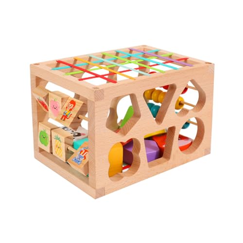 Farbenfrohes Formblock-Sortierspiel für Kinder, pädagogisches Puzzle-Block, Farberkennung, Kindergarten, Lernspielzeug Farbenfrohes Formblock-Sortierspiel für Kinder, pädagogisches Puzzle-Block, Farberkennung, Kindergarten, Lernspielzeug von XAGMODSHN