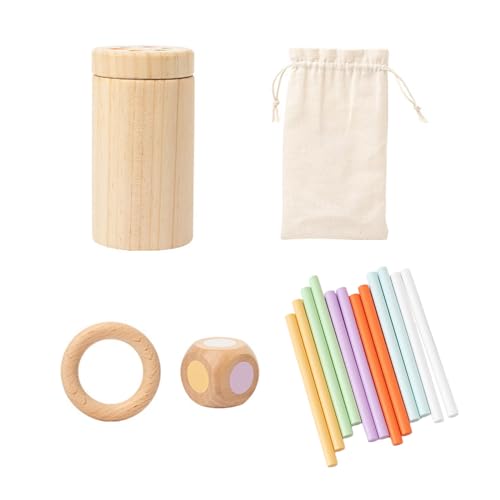 Farbiges Schreibtisch-Spielset, Holz, pädagogisches Brettspiel, Lernstäbchen, lustiges Pick-up-Sticks Farbiges Schreibtisch-Spielset, Holz, pädagogisches Brettspiel, Lernstäbchen, lustiges Pick-up-Sticks von XAGMODSHN