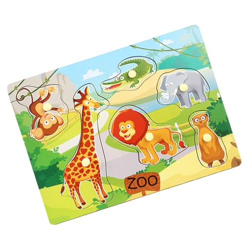 Für Kinder im Alter von 3–6 Jahren, Bauernhoftiere, Meerestiere, Steckpuzzle, pädagogisches Puzzle-Spielzeug Für Kinder im Alter von 3–6 Jahren, Bauernhoftiere, Meerestiere, Steckpuzzle, pädagogisches Puzzle-Spielzeug von XAGMODSHN