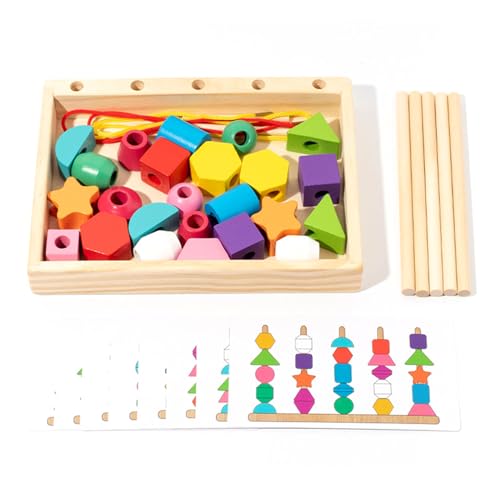 Holz Geometrische Kognition Stapelblock Spielzeug Tragbare Kinder Entwicklung Vorschule Fädeln Perlen Spielzeug für Kinder Holz Geometrische Kognition Stapelblock Spielzeug Tragbare Kinder Entwicklung Vorschule Fädeln Perlen Spielzeug für Kinder von XAGMODSHN