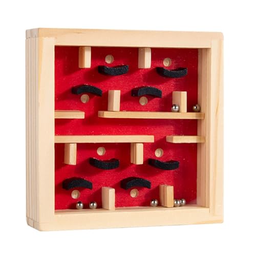 Holzperlen-Labyrinth-Brettspiel Spielzeug für Kinder frühes Lernspielzeug zur Verbesserung der Feinmotorik Holzperlen-Labyrinth-Brettspiel Spielzeug für Kinder frühes Lernspielzeug zur Verbesserung der Feinmotorik von XAGMODSHN
