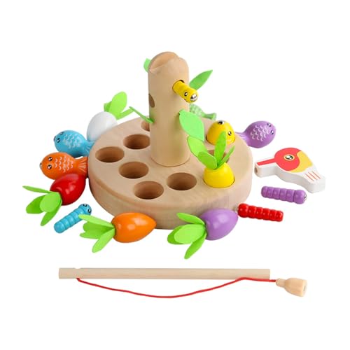 Holzpuzzle Angelspiel Spielzeug Bauernhof Ernte Magnetisches Angeln Kinder Frühes Lernen Sensorisches Stecken Holzpuzzle Angelspiel Spielzeug Bauernhof Ernte Magnetisches Angeln Kinder Frühes Lernen Sensorisches Stecken von XAGMODSHN