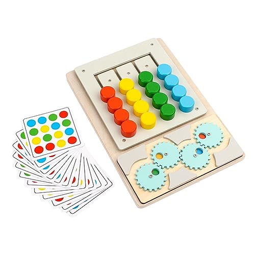 Holzpuzzle zum Laufen, Farbsortierspielzeug, für Kinder, logisches Denken, Entwicklungsspielzeug Holzpuzzle zum Laufen, Farbsortierspielzeug, für Kinder, logisches Denken, Entwicklungsspielzeug von XAGMODSHN