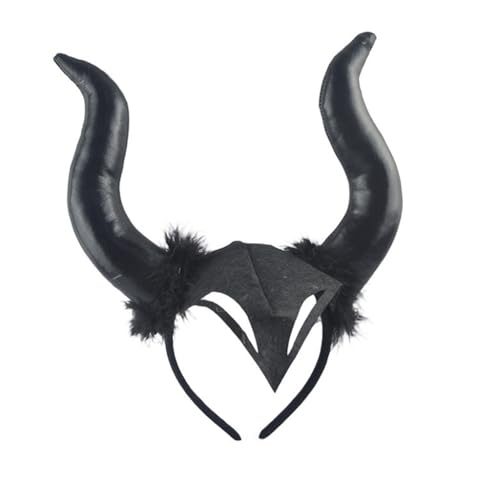 Horn-Halloween-Stirnband und Netzrock-Set für Damen und Mädchen, Halloween-Party, Kostüm, Cosplay, Haarschmuck Horn-Halloween-Stirnband und Netzrock-Set für Damen und Mädchen, Halloween-Party, Kostüm, Cosplay, Haarschmuck von XAGMODSHN