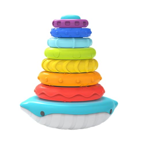 Kinder Stapelringe Spielzeug Frühpädagogisches Stapeln Hand-Augen-Koordinationstraining für Kinder Schule Spielen Kinder Stapelringe Spielzeug Frühpädagogisches Stapeln Hand-Augen-Koordinationstraining für Kinder Schule Spielen von XAGMODSHN