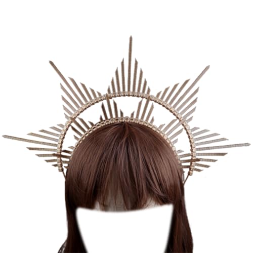 Kreative Sonnenstrahlen Stirnband Halloween Festival Haarreifen für Cosplay Party Uni Festival Kopfschmuck von XAGMODSHN