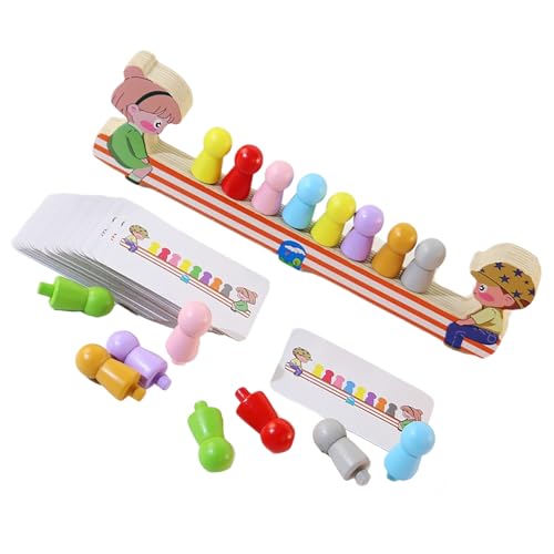 Lernpuzzle für Kinder, Farbabstimmung, frühes pädagogisches Holzpuzzle, Kampfspiel, Spielzeug für Kleinkinder, Feinmotorik Lernpuzzle für Kinder, Farbabstimmung, frühes pädagogisches Holzpuzzle, Kampfspiel, Spielzeug für Kleinkinder, Feinmotorik von XAGMODSHN