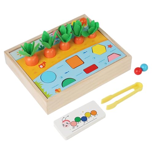 Lustiges Trainingsspielzeug für Kinder, Größe Sortierspaß, Steckspielzeug, bunte Perlen, Karotten-Matching, verbessert das Intelligenzspiel Lustiges Trainingsspielzeug für Kinder, Größe Sortierspaß, Steckspielzeug, bunte Perlen, Karotten-Matching, verbessert das Intelligenzspiel von XAGMODSHN