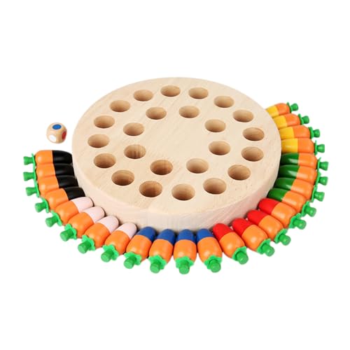 Memory Schachspielzeug für 1 2 3 Jahre alte Jungen Mädchen Lernspielzeug Memory Color Karotte Pilz Memory Schachspielzeug für 1 2 3 Jahre alte Jungen Mädchen Lernspielzeug Memory Color Karotte Pilz von XAGMODSHN