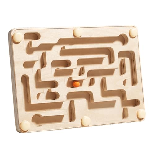 Pädagogisches Holz-Labyrinthe Brettspiel Walking Bead Labyrinth für Kleinkind Verbesserung Hand Auge Koordination Raum kognitive Fähigkeiten Pädagogisches Holz-Labyrinthe Brettspiel Walking Bead Labyrinth für Kleinkind Verbesserung Hand Auge Koordination Raum kognitive Fähigkeiten von XAGMODSHN