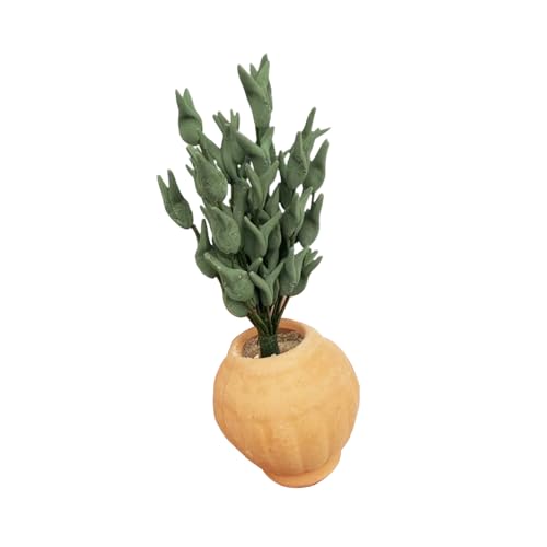 Puppenhaus Pflanze Blatt Modell Modell Zubehör Teenager Mädchen für 1:12 Puppenhäuser Wohnzimmer Dekorationen Realistischer Ton für Puppenhäuser Puppenhaus Pflanze Blatt Modell Modell Zubehör Teenager Mädchen für 1:12 Puppenhäuser Wohnzimmer Dekorationen Realistischer Ton für Puppenhäuser von XAGMODSHN