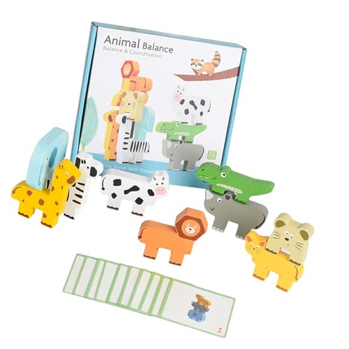 Tier-Block-Spielzeug für Kinder von 3–6 Jahren, Geschenke, stapelbares Spielzeug, Motorik für Babys, Kleinkinder, pädagogisches Spielset Tier-Block-Spielzeug für Kinder von 3–6 Jahren, Geschenke, stapelbares Spielzeug, Motorik für Babys, Kleinkinder, pädagogisches Spielset von XAGMODSHN