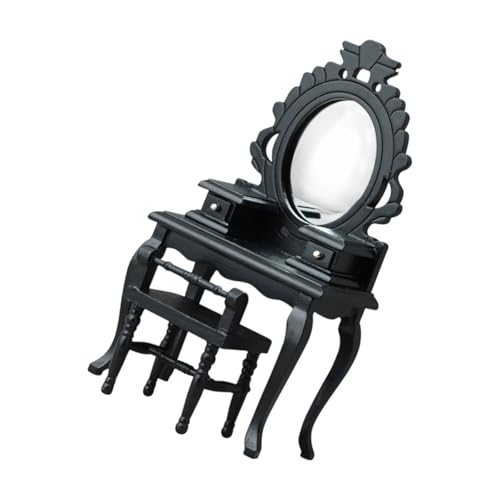 Winziges Kommoden-Hocker-Set aus Holz, traditionelles Design, Maßstab 1:12, ideal für kleine Zimmer, realistisches Puppenhäuser-Zubehör Winziges Kommoden-Hocker-Set aus Holz, traditionelles Design, Maßstab 1:12, ideal für kleine Zimmer, realistisches Puppenhäuser-Zubehör von XAGMODSHN