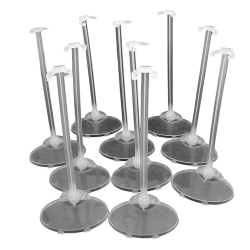 XAGMODSHN 10pcs Puppen Stehen Einstellbarer Taillenclip Aktions Figurenhalter Für 9 Bis 11 Zoll Puppen Ausstellung Ausstellung Organisieren Zubehör von XAGMODSHN