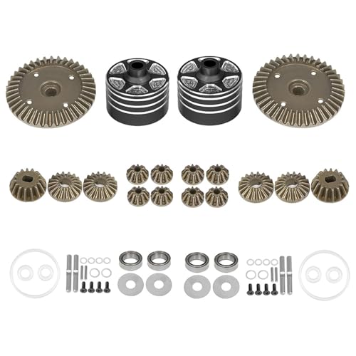 XAGMODSHN 39T Remote Car Differential Gear Vehikel Teil Rostfeste Differentialmodifikations Kits Für XV02 TT02 MB01 BT01 XM01 von XAGMODSHN