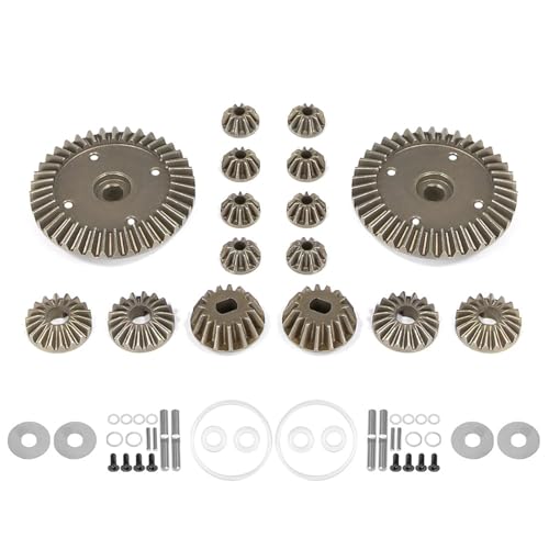 XAGMODSHN 39T Remote Car Differential Gear Vehikel Teil Rostfeste Differentialmodifikations Kits Für XV02 TT02 MB01 BT01 XM01 von XAGMODSHN