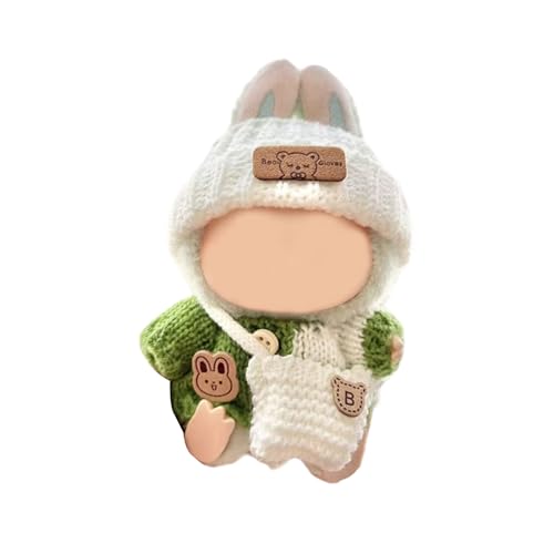 XAGMODSHN 3pieces Dolls Kleidungsset Mit Gestricktem Pulloverhut Und Tasche Für 17 cm Anhänger Outfit Display Dressing Häkelkleidung Set XAGMODSHN 3pieces Dolls Kleidungsset Mit Gestricktem Pulloverhut Und Tasche Für 17 cm Anhänger Outfit Display Dressing Häkelkleidung Set von XAGMODSHN