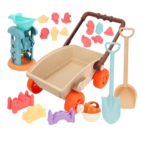 XAGMODSHN Beach Play Sandpit Spielzeug Für Kinder Sand Schneewerk Werkzeug Sandbecher Bauen Skulpturen Spielzeugwagen Schaufel Spaß Sommergeschenk von XAGMODSHN