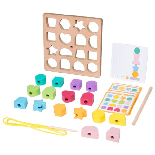 XAGMODSHN Buntes Blockspielzeug Für Kinder Von 3 Bis 5 Geschenken Stapel Toy Motor Fertigkeit Für Babys Kleinkinder Pädagogische Spielset Stapel von XAGMODSHN