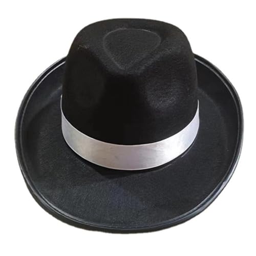 XAGMODSHN Karnevals-Aufführungen Zaubererhut Herbst Erwachsene Trilby Hut Festival Hut für Erwachsene Unisex Hautfreundlich Derby Hut von XAGMODSHN