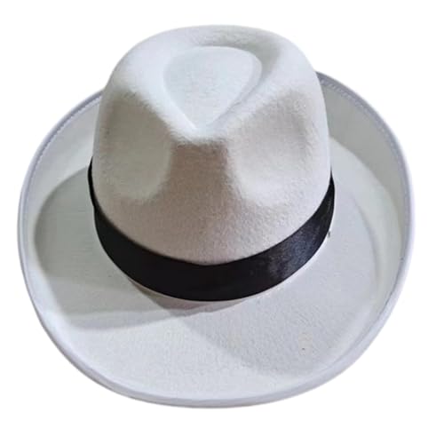 XAGMODSHN Karnevals-Aufführungen Zaubererhut Herbst Erwachsene Trilby Hut Festival Hut für Erwachsene Unisex Hautfreundlich Derby Hut von XAGMODSHN