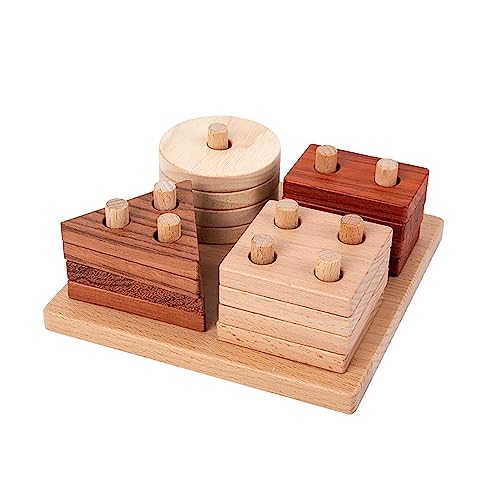 XAGMODSHN Kids for Creative Puzzle Matching Shape Board Lindert Langeweile Zubehör Pädagogisch zum Spielen Lustiges Tischspielzeug Beste von XAGMODSHN