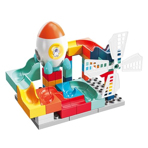 XAGMODSHN Kinder Stapelbausteine Set Big Blocks STEM Spielzeug Pädagogisches Spielset Sensorisches Spielzeug für Jungen Mädchen Kleinkind von XAGMODSHN