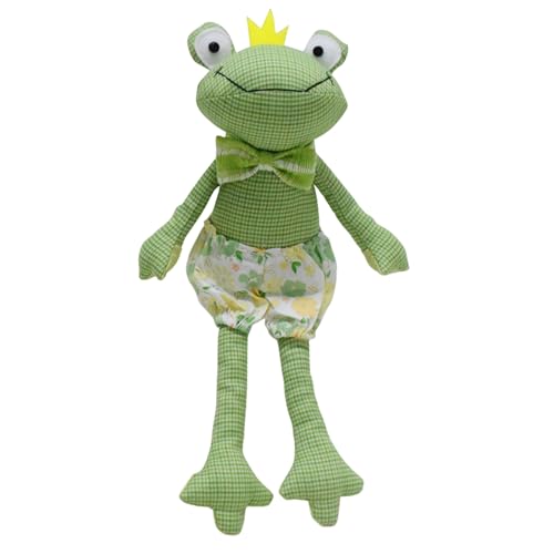 XAGMODSHN Lustige Froschförmige Puppendekoration, einzigartige Dekoration für Sofa, Schreibtisch, Schlafzimmer, weiches Plüsch-Ornament für Kinder, dekorative Kinderpuppe XAGMODSHN Lustige Froschförmige Puppendekoration, einzigartige Dekoration für Sofa, Schreibtisch, Schlafzimmer, weiches Plüsch-Ornament für Kinder, dekorative Kinderpuppe von XAGMODSHN