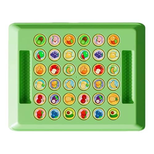 XAGMODSHN Memory Matching Game Animal/Fruit Drehen Schachkarten Mit Schachkarten Lustig Lernen Pädagogikspielzeug Memory Cards Für Kinder Kleinkind von XAGMODSHN