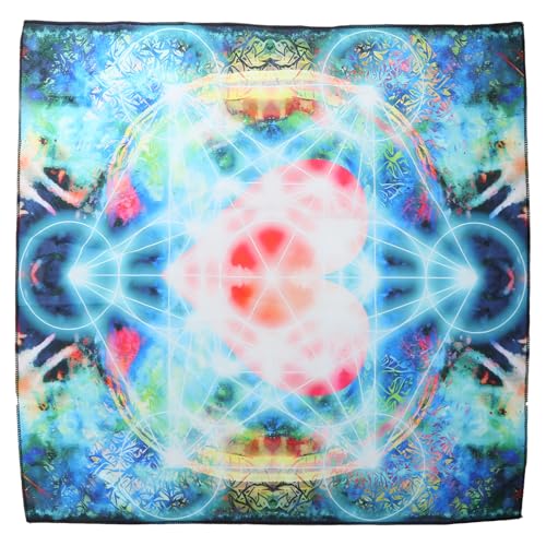 XAGMODSHN Metatron Herz Astrologys Stoff Tarot Tischdecke Gotteskarten Tisch Stoff Wandteppich Supplies von XAGMODSHN