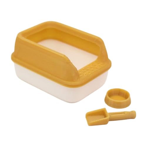 XAGMODSHN Poop Shovel Model Pet Müllkasten Dollhouses Haustier 1:12 Realistische Spielset Tür Pet Müllbox Model Kreativer Spaß von XAGMODSHN