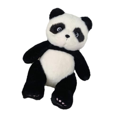 XAGMODSHN Realistischer Panda-Plüschtier, Kinderzimmer, Dekoration, weiches Plüschtier, maschinenwaschbar, für Kinder, Schlafenszeit, weiches Stofftier XAGMODSHN Realistischer Panda-Plüschtier, Kinderzimmer, Dekoration, weiches Plüschtier, maschinenwaschbar, für Kinder, Schlafenszeit, weiches Stofftier von XAGMODSHN