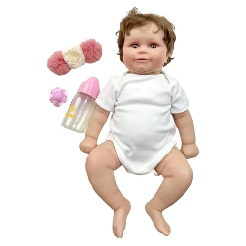 XAGMODSHN Reborns Babypuppen mit realistischen Adern, 50 cm, für Neugeborene, Mädchen, lebhafte Vinyl-Puppen XAGMODSHN Reborns Babypuppen mit realistischen Adern, 50 cm, für Neugeborene, Mädchen, lebhafte Vinyl-Puppen von XAGMODSHN