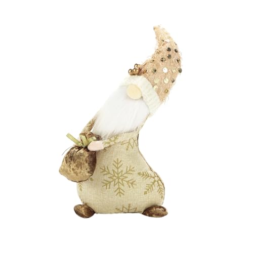 XAGMODSHN Santa Gnomes Weihnachten Plüschpuppen Pailletten Schneeflocke Schwedische Tomtes Gefülltes Spielzeug Für Oder Desktop Dekoration Ornament von XAGMODSHN