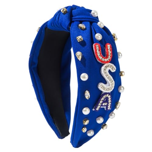 XAGMODSHN Schriftzug Besetztes Haarband Mit Kristall Und Perlen Dekore XAGMODSHN Schriftzug Besetztes Haarband Mit Kristall Und Perlen Dekore von XAGMODSHN